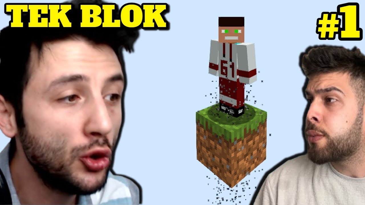 TEK BLOK MİNECRAFT 2.Sezon - 1.Bölüm  w/SaitAkkaya