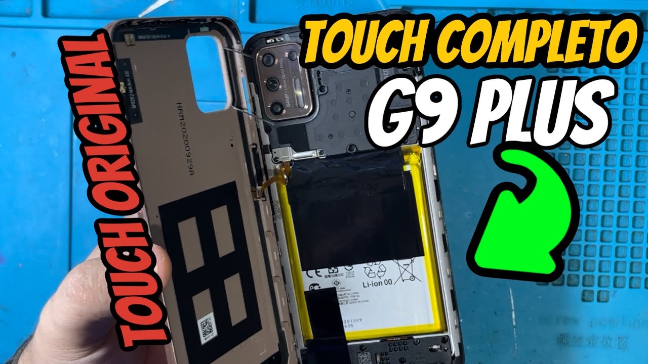 Como trocar frontal completa Motorola Moto G9 Plus | Passo a passo