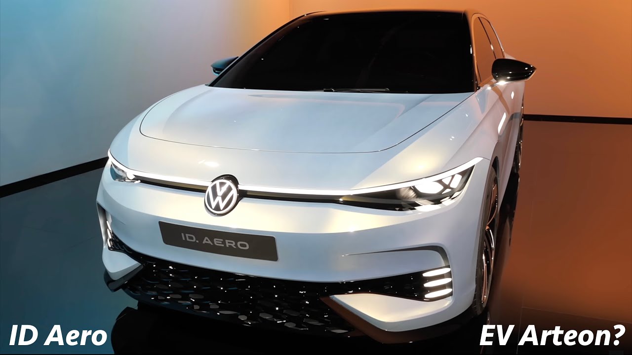 VW ID Aero Concept 2023 - FIRST look at all Electric Arteon or Passat? (ID6 or ID7)
