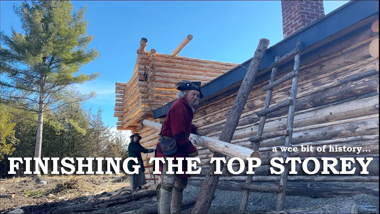 FINALLY!  Top Log Storey Completed!  On to the Roof! | ASMR |