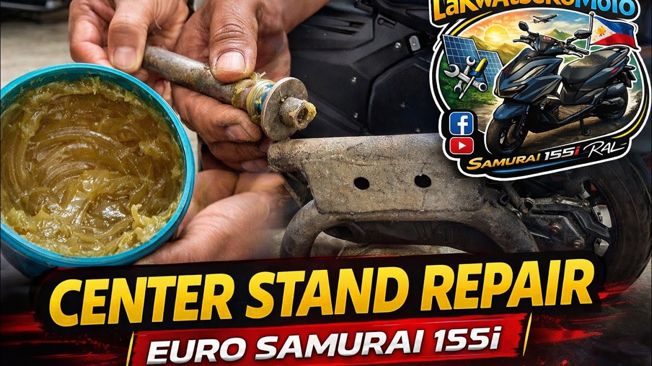 Euro Samurai 155i center stand issue and repair 