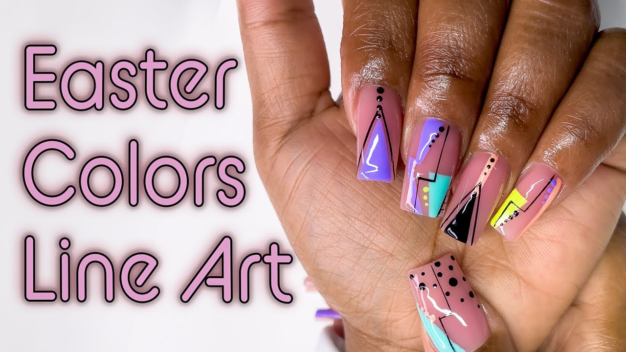 Using My Own BRUSHES for Perfect Line Art | The Gel Bottle Colors | De Uñas Acrílicas Nails Uñas