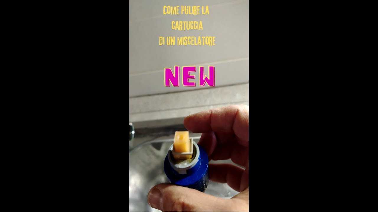 Come pulire la cartuccia del miscelatore in pochi minuti! Pulitura cartuccia miscelatore fai da te!