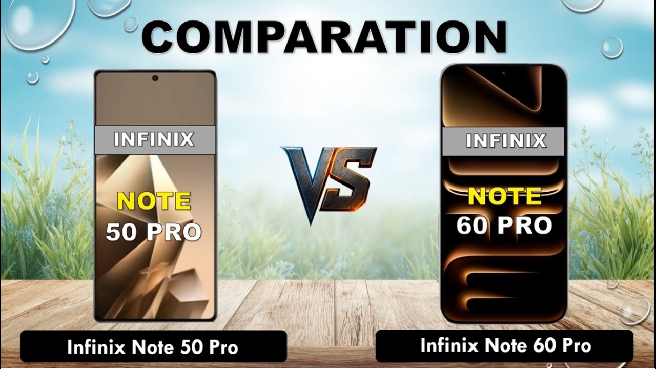 INFINIX NOTE 60 PRO vs INFINIX NOTE 50 PRO COMPARATION