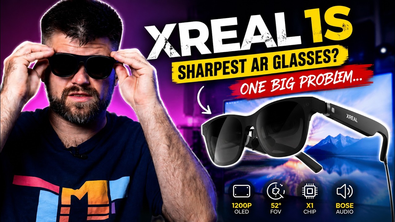 Обзор XREAL 1S: Самые четкие AR-очки, но с одной большой проблемой.