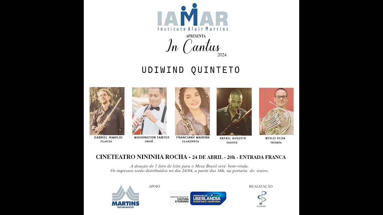 UDIWIND QUINTETO - Série In Cantus 2024