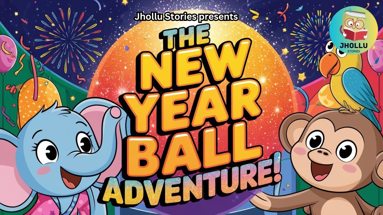 “The New Year Ball Adventure!” | Moral Story | English Cartoon | English Story | New Year 2025