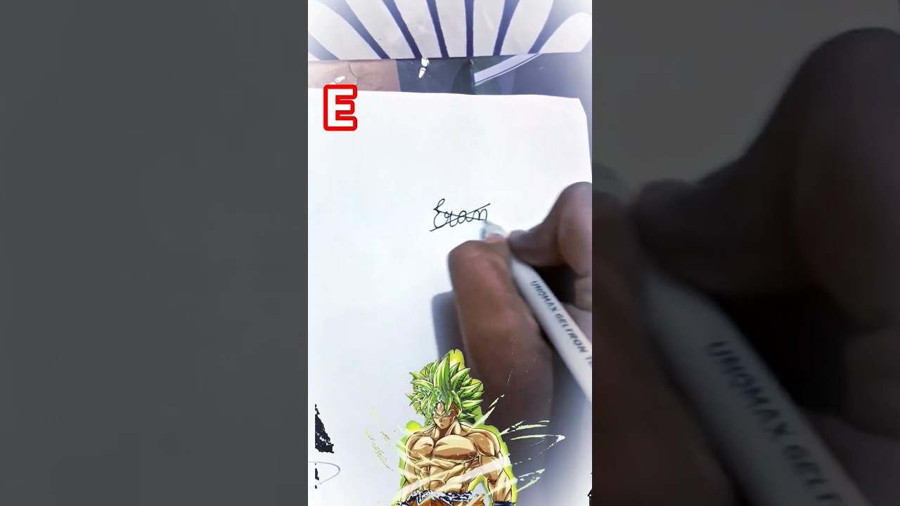 How to Make a Stylish E Signature ✍️ | Easy & Beautifulalphabet e 