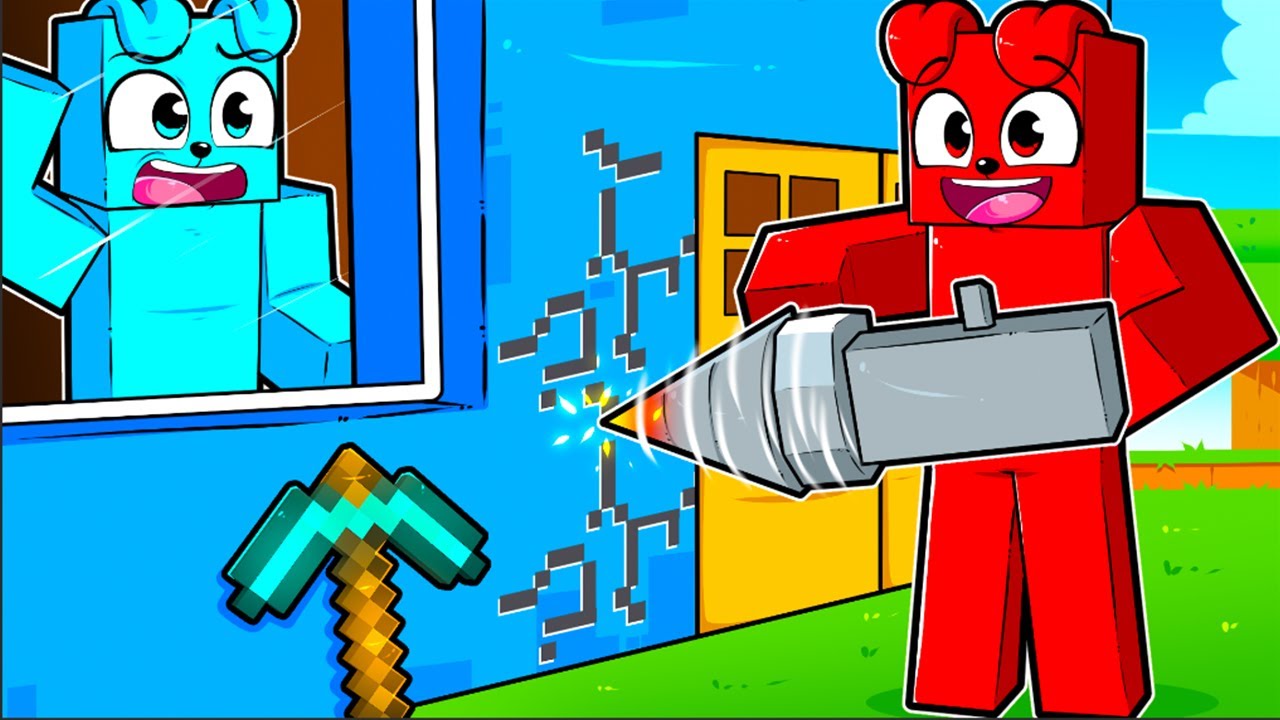 7 SPOSOBÓW na WŁAMANIE SIĘ do DOMKU LUCZKA w Minecraft!