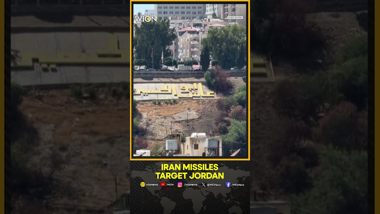 Iran Missiles Target Jordan | Jordan Shoots Down Iranian Missiles Near Aqaba