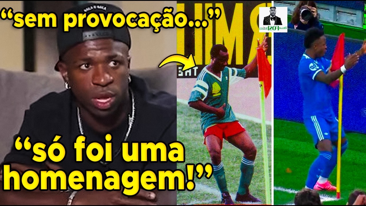 🤦‍♂️AINDA QUISERAM CULPAR O VINI! COMEMORAÇÃO DO VINI É EXPLICADA E FICA CONSTRANGEDOR PRO BENFICA