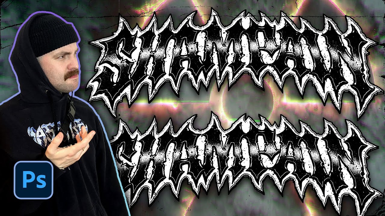 Как создать логотипы в стиле хардкор-панк! — Adobe Photoshop