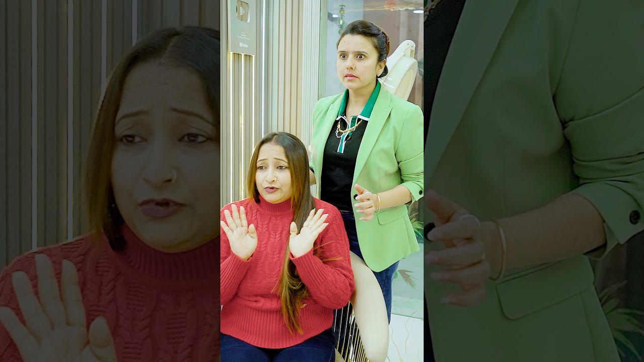 Best viral comedy video shorts!Falak Naaz!Haircut! 