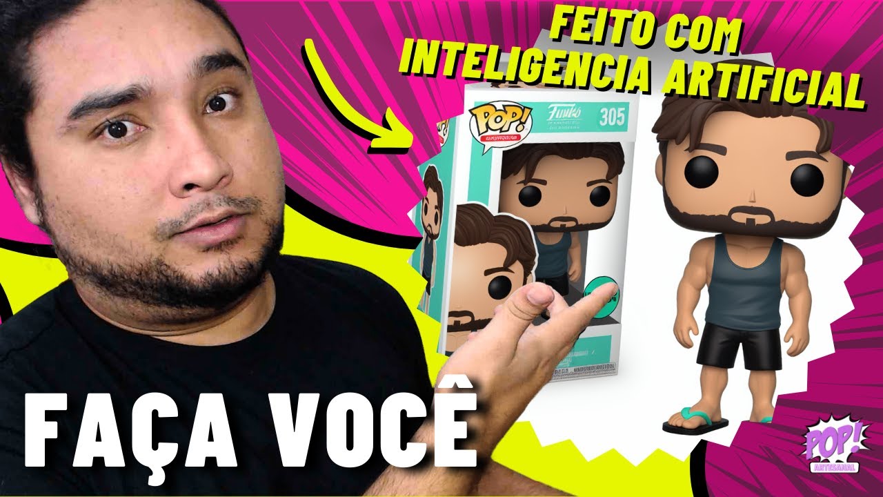 Como fazer uma VERSÃO de FUNKO POP com IA (Inteligência Artificial para criar versão Disney/Pixar)