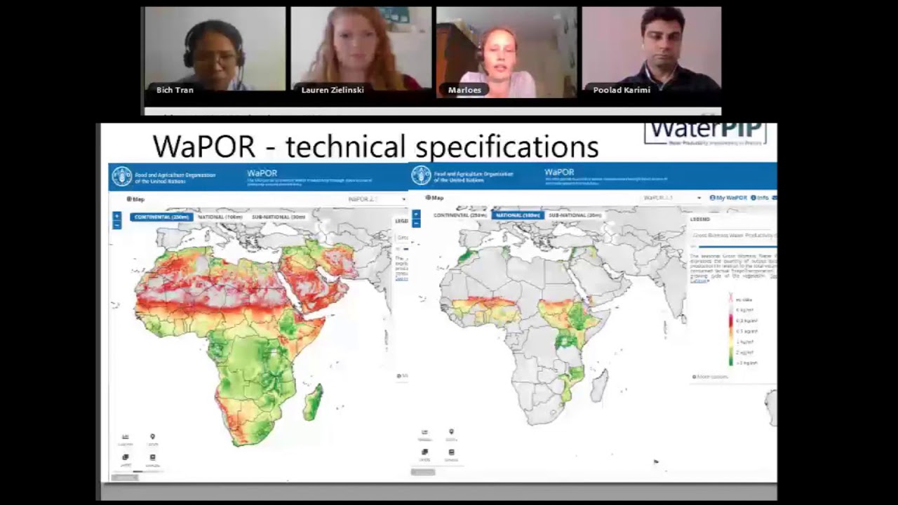 IHE Delft 💧 Monitoring Water Productivity using WaPOR – Part 1