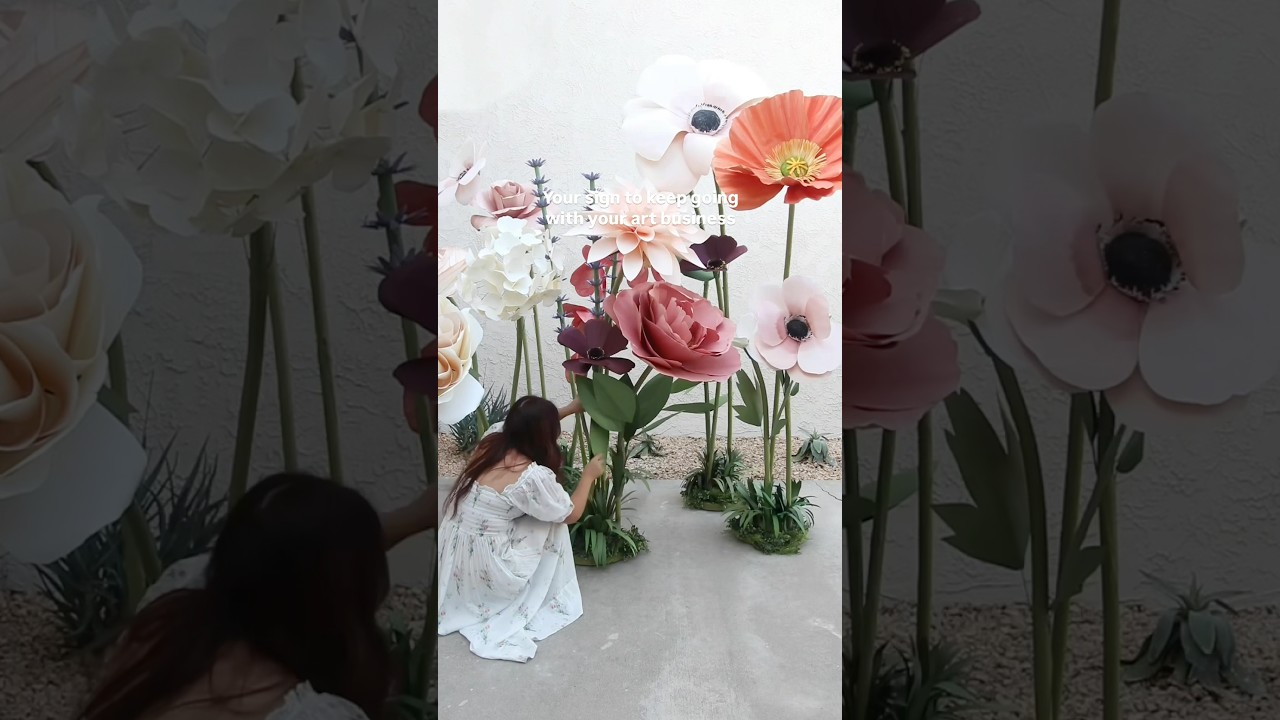 Ready to grow your creative biz? Join us at Paper To Profits #paperflower #paperartist #artistlife