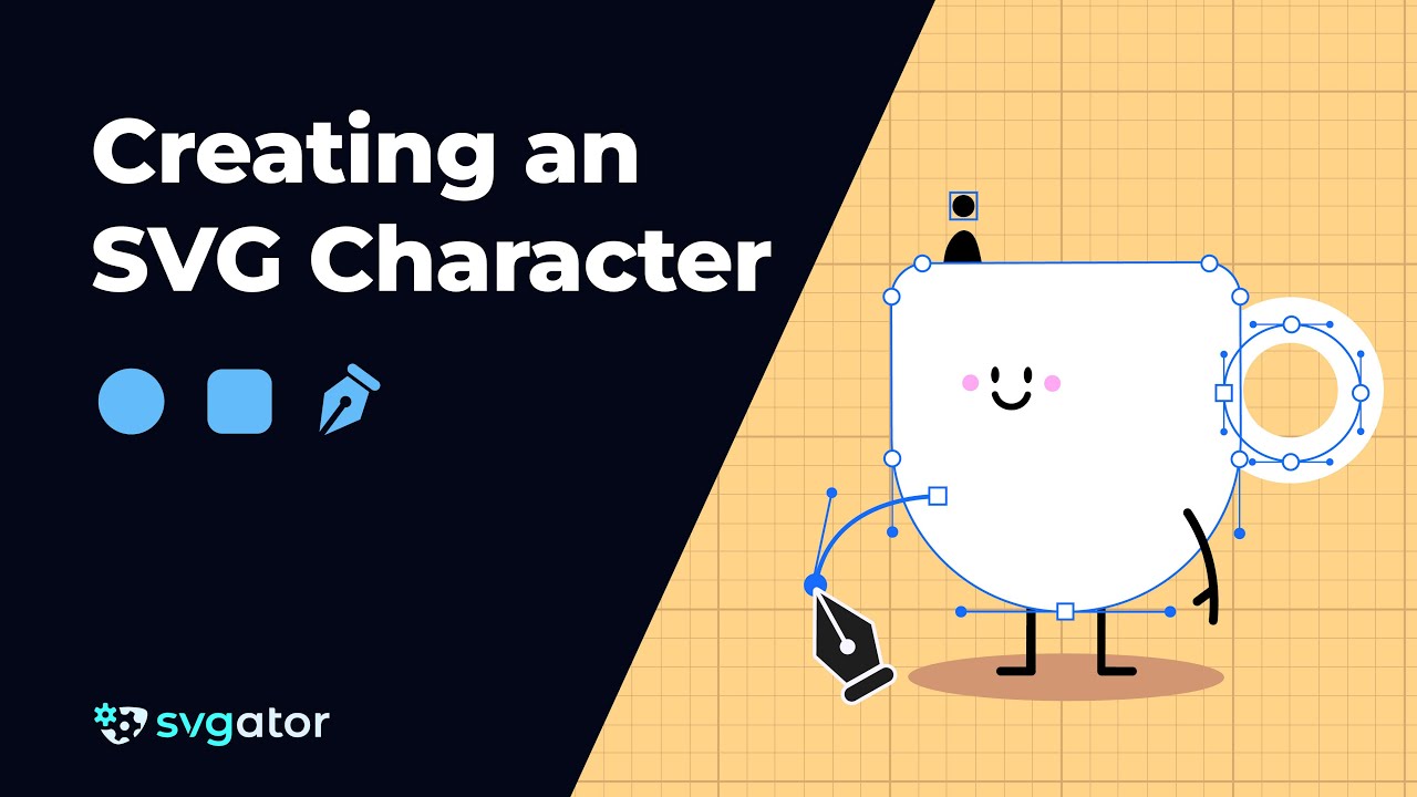 Create SVG Character from Scratch | SVGator