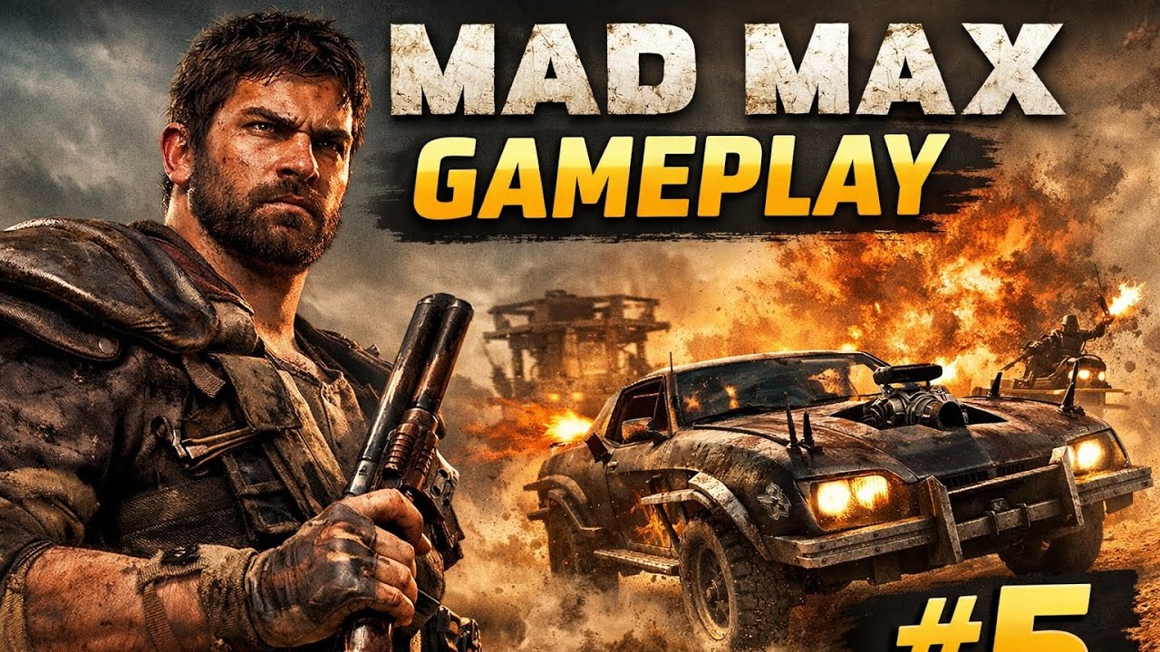 I finally defeated the main boss # Mad Max Gameplay # 5