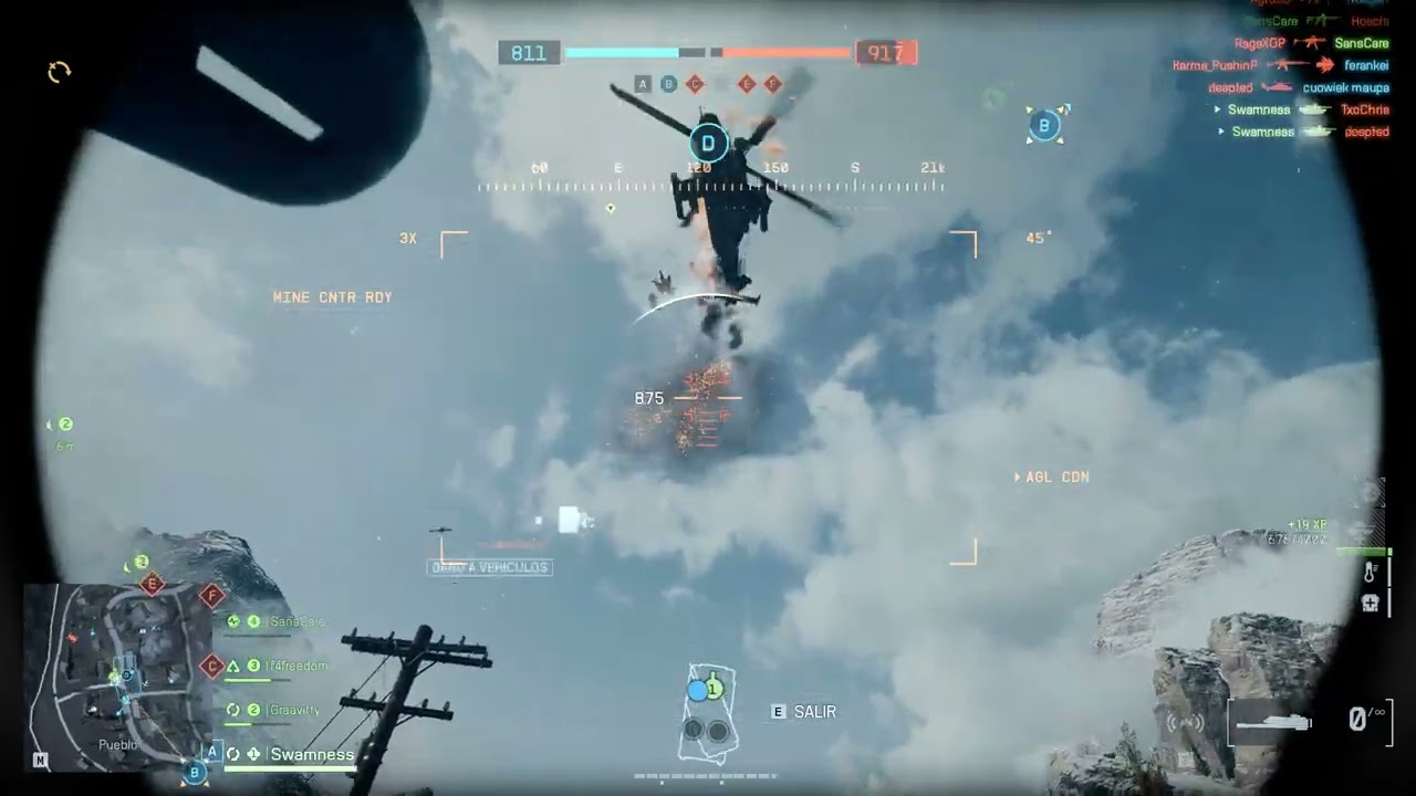 Grenade Launcher against heli -  Battlefield 6