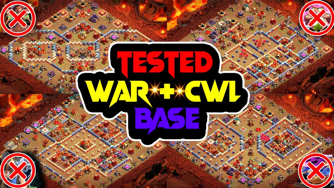 *TESTED* TH16 WAR + CWL BASE LINK | NEW ANTI ROOT RIDER BASE LINK  | TH16 BEST WAR BASE LAYOUT - COC