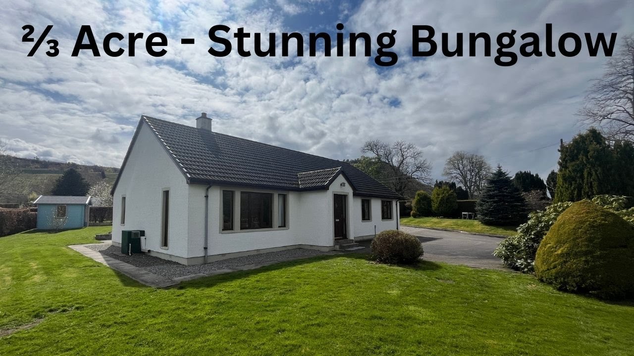 Rural Highland Bungalow - Between Dingwall and Strathpeffer - Great Views £390K