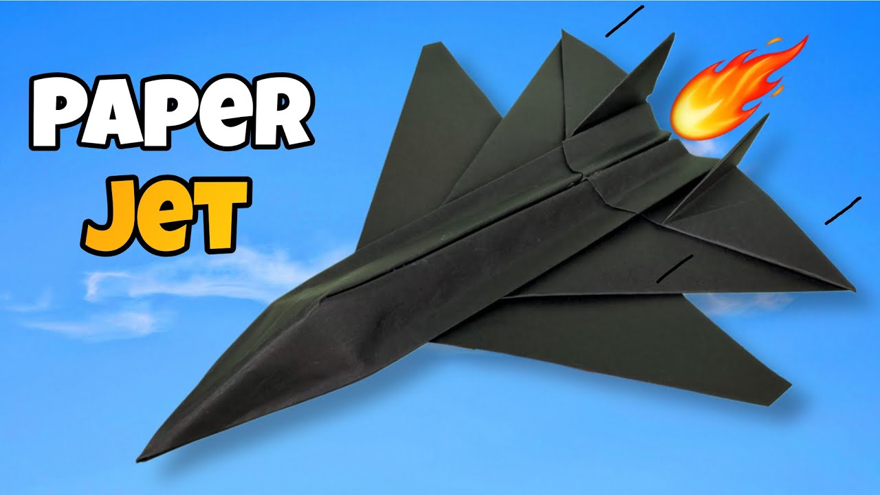 How to Make F-15 Fighter Jet Paper Airplane 