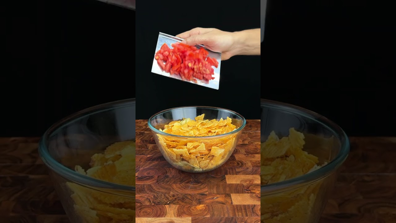 Lays Chaat 🥗 #asmr #shorts #cooking #recipe