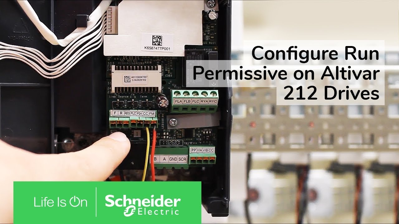 Настройка разрешения работы на преобразователях Altivar 212 | Поддержка Schneider Electric