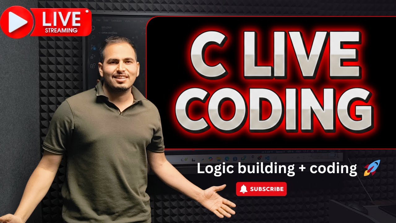 C live Coding (String in C language)