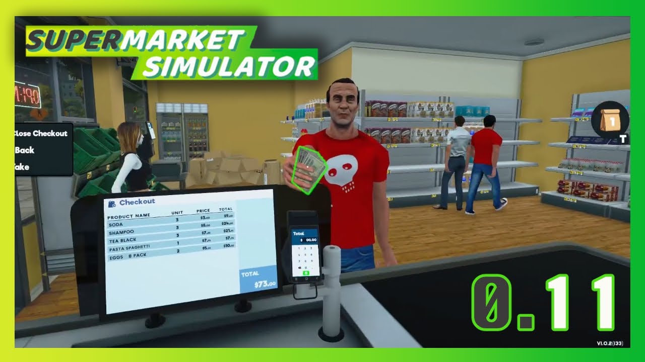 Simulator Showcase: Supermarket Simulator Part 0.11