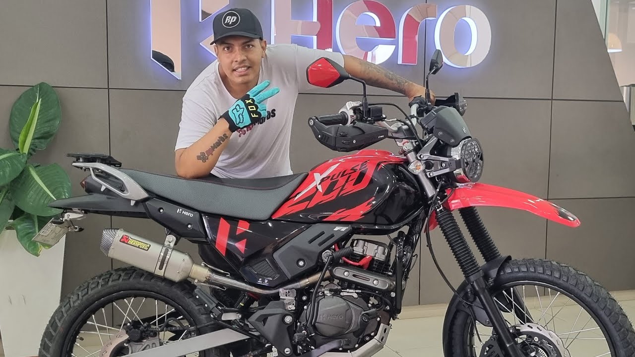 Hero Xpulse 200 Modificada Accesorios Escape ➡️  + Kit Rally