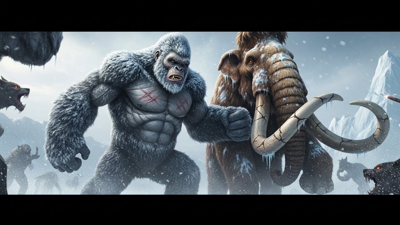EPIC BATTLE: Kong and the Mammoth battle Monsters - an unlikely alliance: Ice Age War