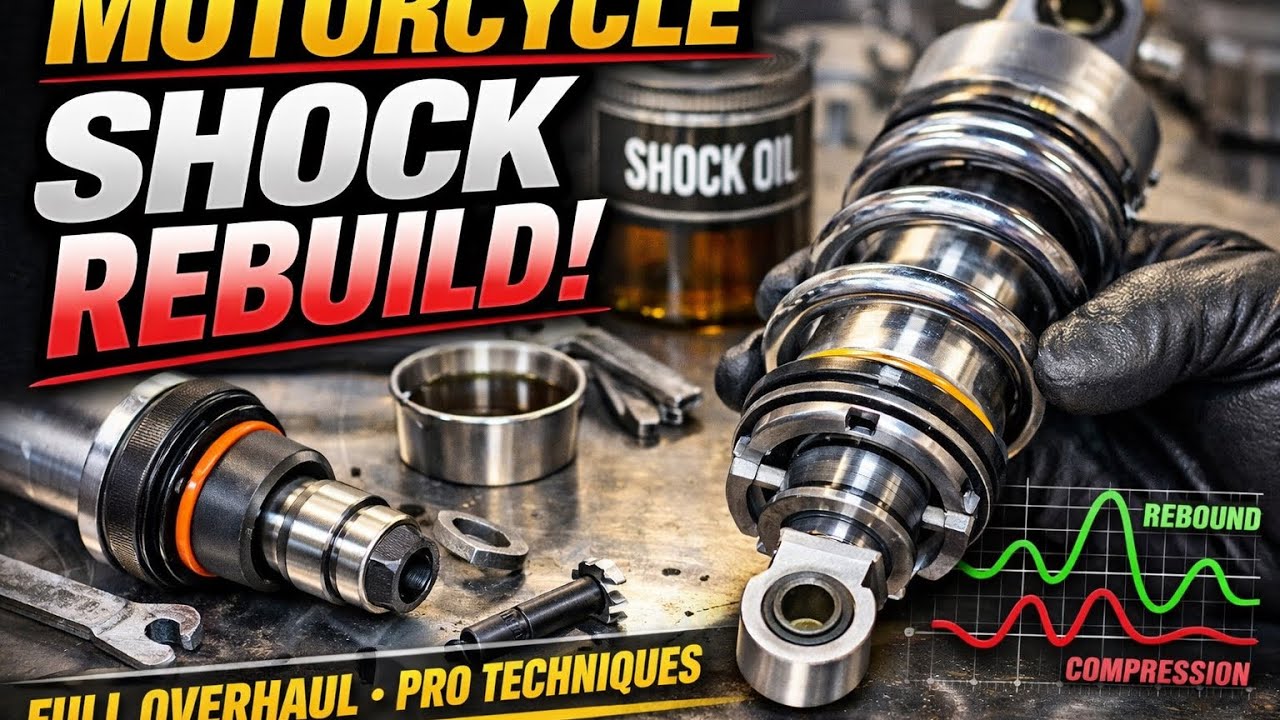 	Motorcycle Shock Absorber Rebuild | Advanced Suspension Repair Technique