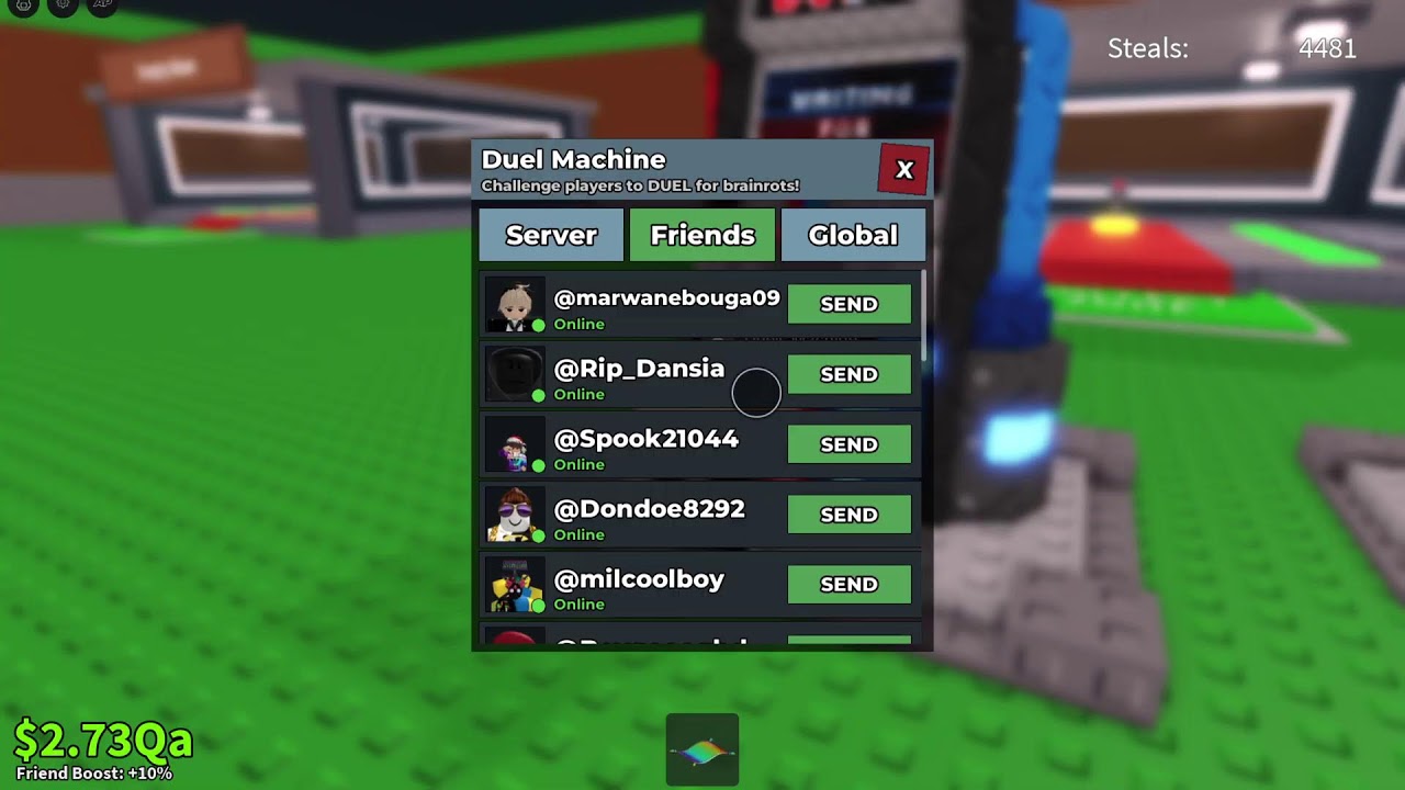 Trading and pvping in sab (trusted trader)