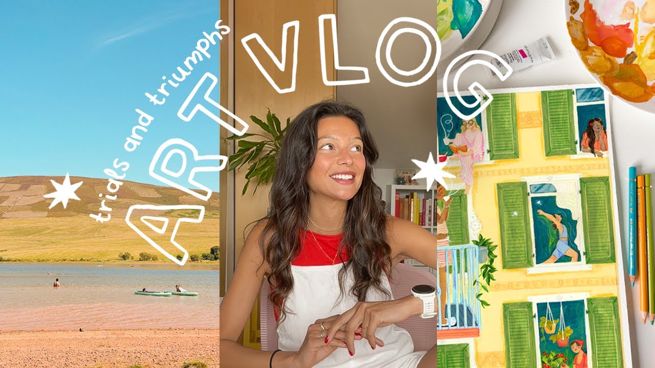 Art Vlog ❤︎ The trials and triumphs of being an illustrator