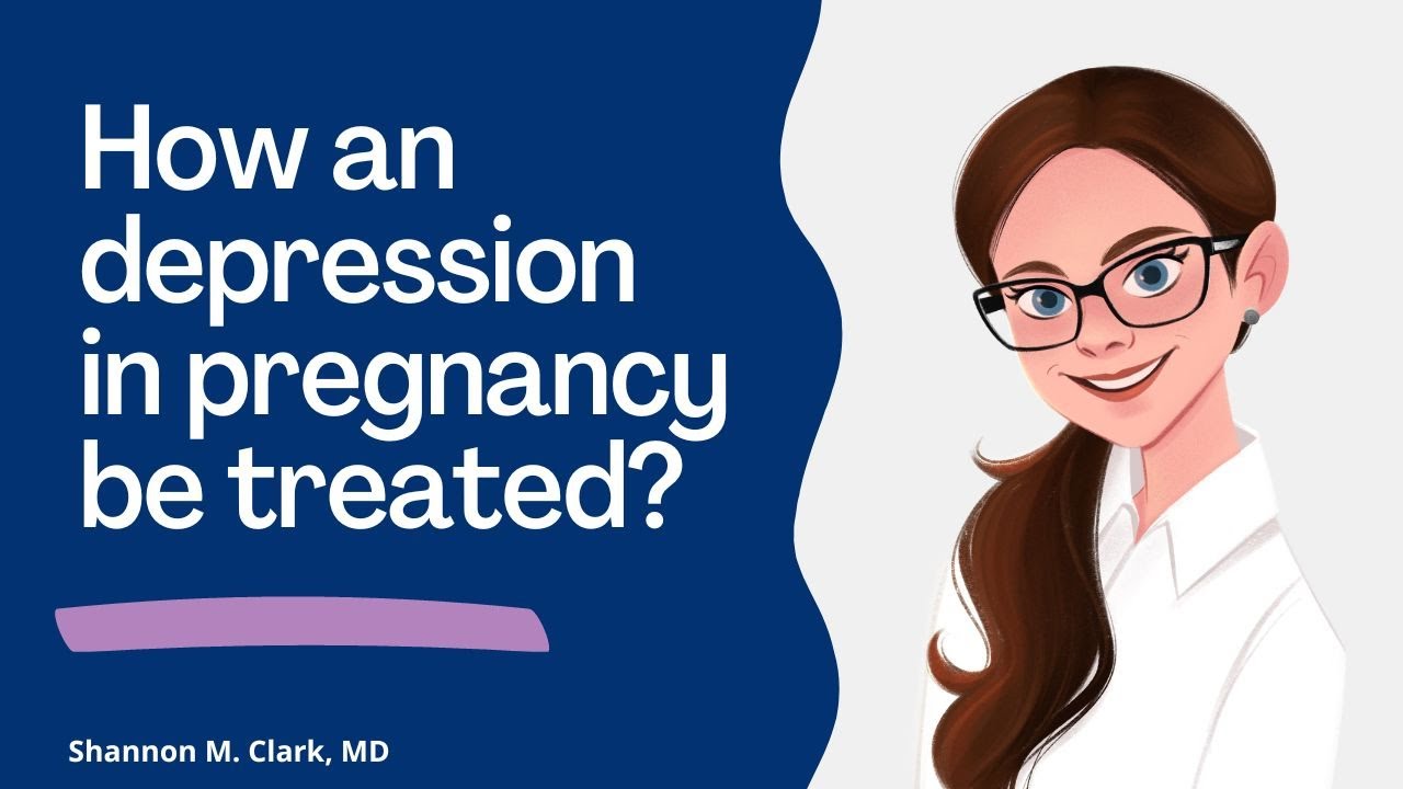 How can depression in pregnancy be treated?