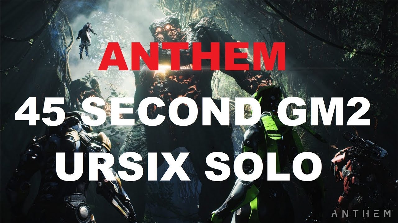 ANTHEM - 45 sec GM2 Solo Ursix kill - 483 Colossus