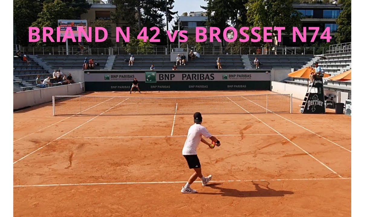 BRIAND (N42, ATP 546) vs BROSSET (N74) - UTR 13,80