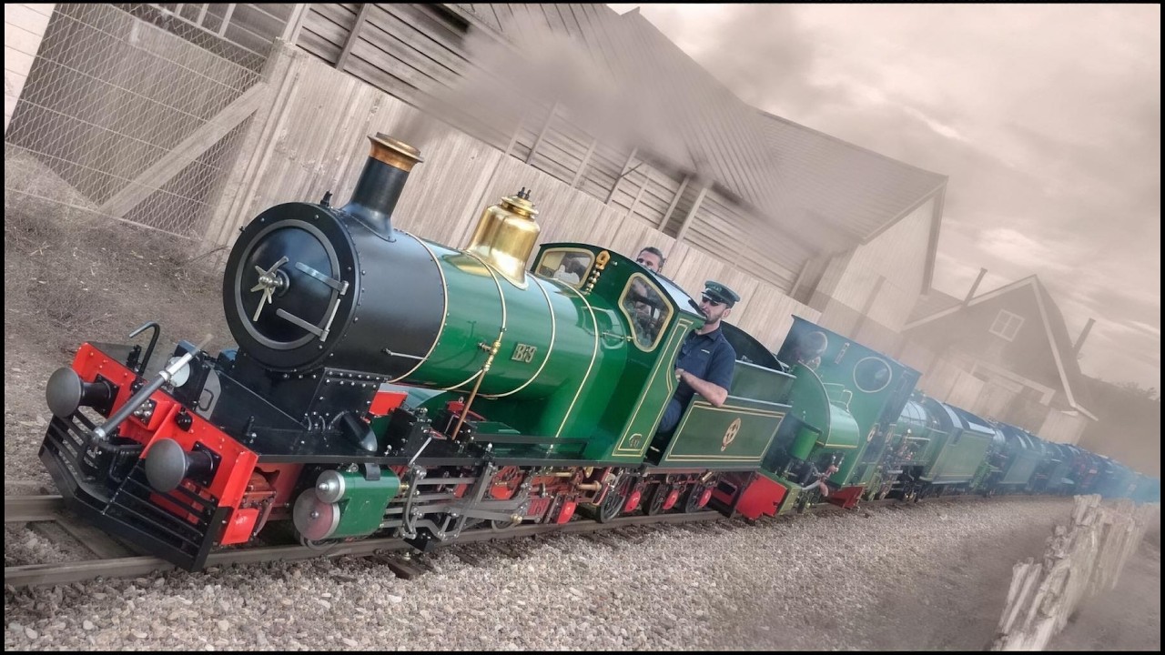 RHDR Guest day Katie & Badger 2025 Romney Hythe and Dymchurch Railway Steam Train