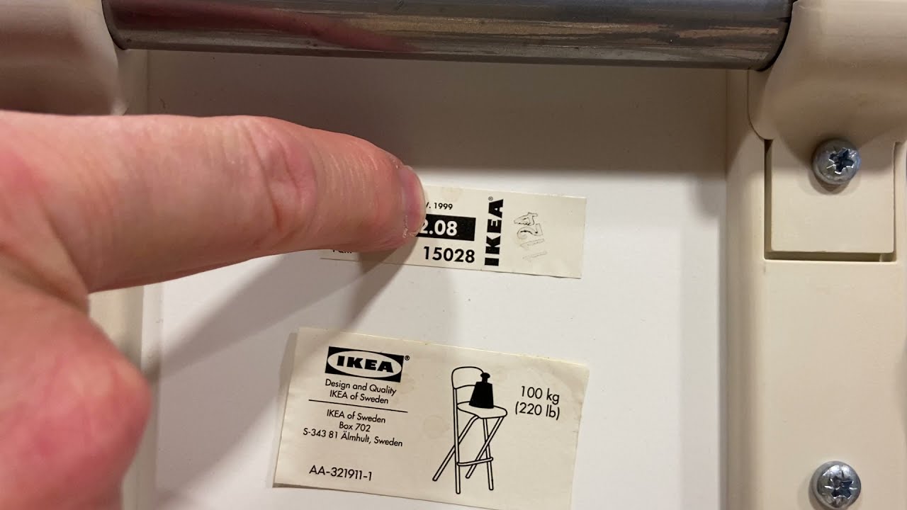 How to fold up IKEA bar chair 