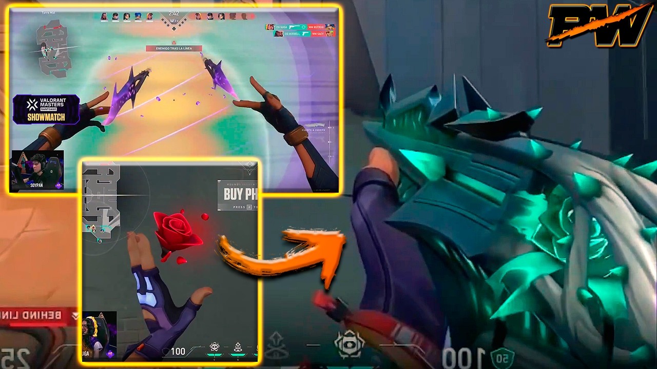Primeira GAMEPLAY das Novas SKINS ROSEIRAL SOMBRIO & SAGE com MODELO ATUALIZADO... TÁ CONGELANDO!!