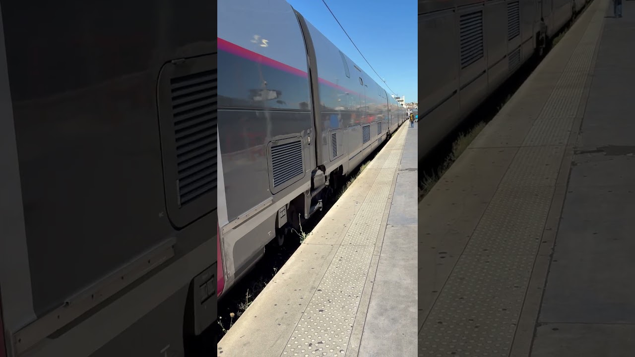 TGV Inoui entering Marseille St. Charles september 2025
