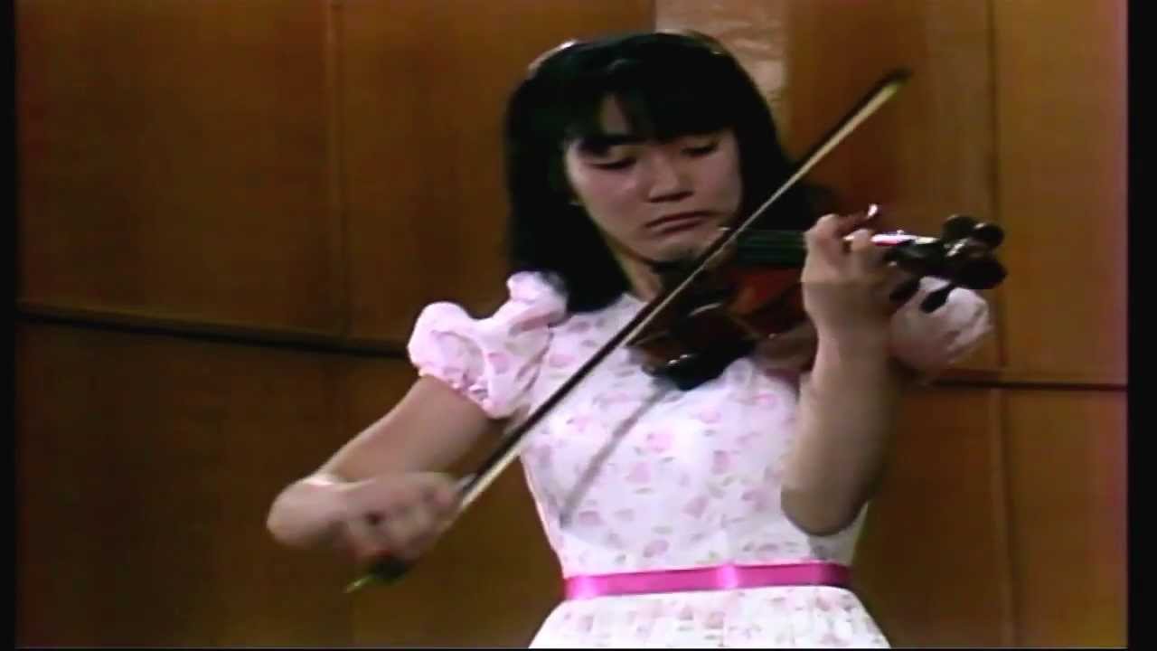 諏訪内晶子（AKIKO SUWANAI）　LIVE1990「ジャコンヌ」（バッハ）