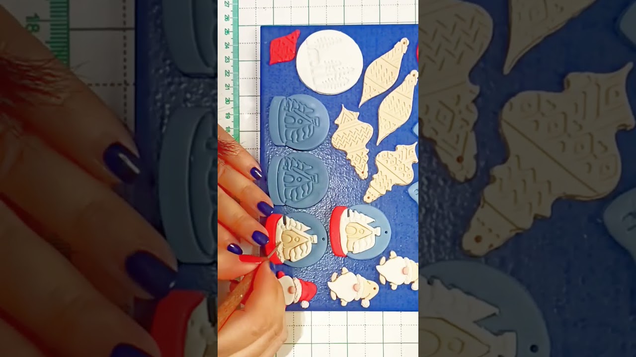 Come uso i Clay Cutters a Forma di Sfere di Neve | Polymer Clay Tutorial | archideeshop.com