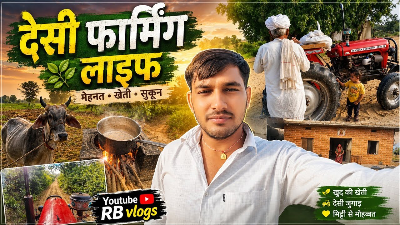 Aaj Tractor Le Ke Gaye Khet 🚜 | Desi Farming Vlog