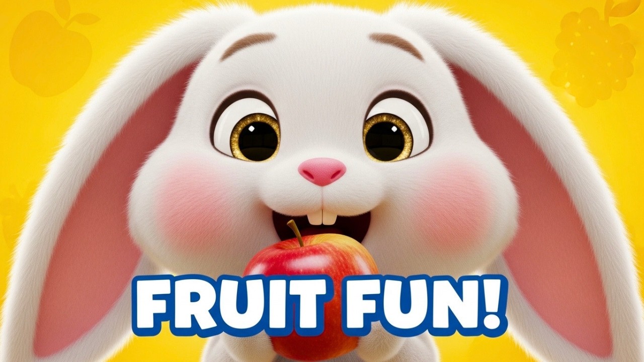 🐰🍎 FRUIT TIME! 🍌 THE YUMMIEST FARM SONG! | Kids Songs