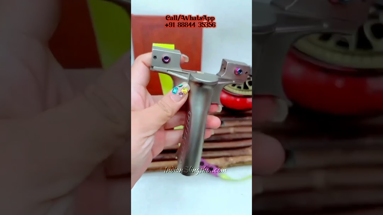 Premium Metal Slingshot Setup 🔥 | Smooth Clamp System & Precision Design
