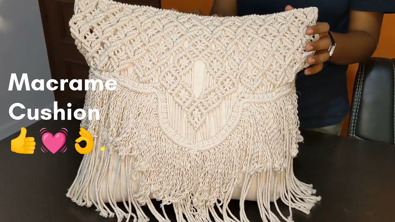 Macrame Cushion Covers #Boho #Bohemian #Decorative  #shorts #cushioncovers #home #decor #pillow
