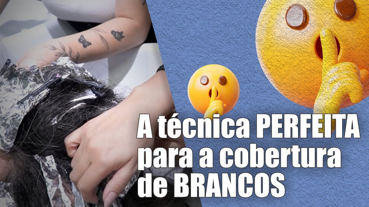 Qual técnica usar para cobrir cabelos brancos?