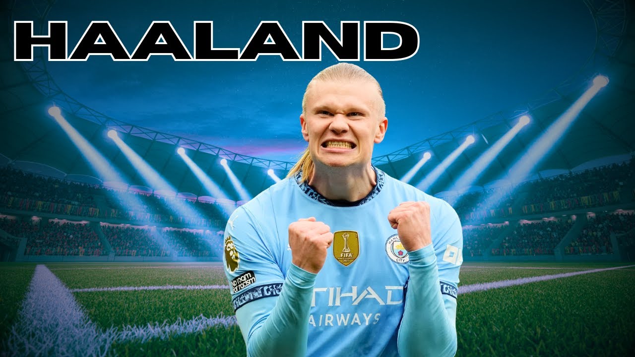Haaland Skills - How To Play Striker in Soccer #9 #striker